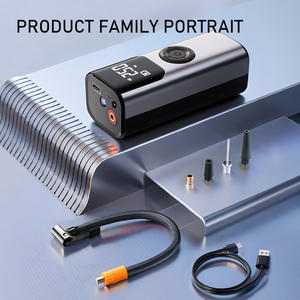 Máy bơm lốp ô tô điện mini di động với màn hình kỹ thuật số thông minh, máy nén khí điện, máy bơm hơi ô tô - Product Image 6