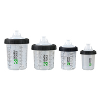 Vente chaude 180ml Jetable Automobile Pulvérisation Peinture Tasse Pulvérisation Pot De Peinture Auto Finition Marchandises pour Auto Peinture