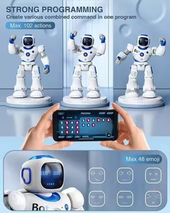 หุ่นยนต์ของเล่นอัจฉริยะขนาดใหญ่ตั้งโปรแกรมได้ควบคุมการเชื่อมต่อแบบโต้ตอบพลาสติกควบคุมระยะไกลไร้สาย - Product Image 2