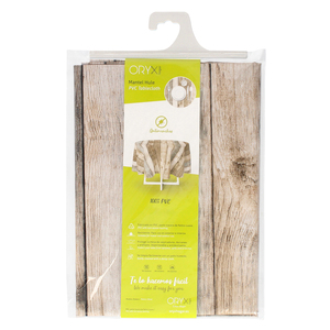 Mantel Redondo de Tela Encerada Resistente a las Manchas / 140 cm. Tablones de Madera - Product Image 4