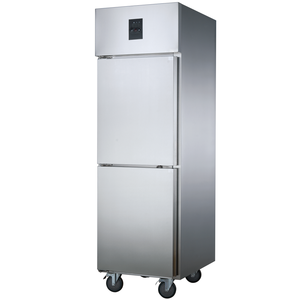 <span class=keywords><strong>Frigorifero</strong></span> Verticale Commerciale KUBIGEL KBD6L2W, 220V, <span class=keywords><strong>2</strong></span> <span class=keywords><strong>Porte</strong></span>, 3 Ripiani, Sbrinamento Automatico, Vetrina Refrigerata per Bevande - Product Image 1