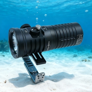 प्रोझाझाओझू d40m sbt90 6000 लुमेन रिचार्जेबल हैंडहेल्ड अल मिश्र धातु टेक डाइविंग लैंप ip68 150 मीटर पानी के नीचे - Product Image 4