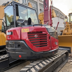 Gebruikt Yanmar Vio85 minigraafmachine, 8 ton, hoge kwaliteit, compacte rupsgraafmachine met offset-boom, bulldozerblad en baggergrijper - Product Image 4