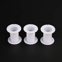 Bobine vide d'enroulement de fil industriel d'alimentation directe d'usine de bobine personnalisable d'OEM de bobine en plastique blanche de 56mm