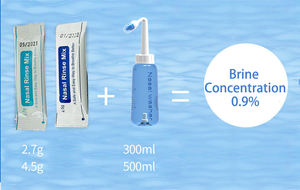 น้ำเกลือล้างจมูกสูตรพิเศษ 2.7 กรัม/4.5 กรัม สำหรับทำความสะอาดจมูก สำหรับผู้ใหญ่และเด็ก - Product Image 6