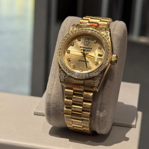 Orologio di Lusso Personalizzato con Diamanti Moissanite, <span class=keywords><strong>Acciaio</strong></span> Inossidabile 316, 31mm, Movimento Meccanico Automatico - Product Image 2