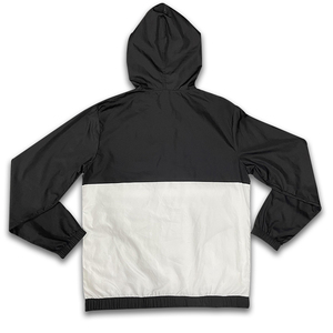 Sweat à capuche d'hiver coupe-vent personnalisé 1/4 à col zippé avec logo imprimé de grandes poches - Product Image 3