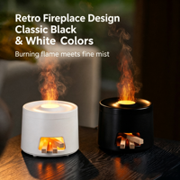 Humidificateur d'air ultrasonique LED, meilleur petit humidificateur pour chambre, bureau, maison, diffuseur d'arômes volcanique.