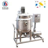 Émulsifiant homogénéisateur sous vide en acier inoxydable Huashang, machine haute performance pour la production de crèmes cosmétiques, lotions et savons