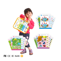 Máquina de aprendizaje para niños, pensamiento lógico y varios temas, juegos divertidos, entrenamiento cerebral, tablero de juego portátil educativo temprano