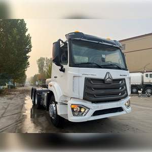 شاحنة جرار هوو NX 6x4 مستعملة بقوة 371 حصان، معيار يورو <span class=keywords><strong>3</strong></span>، تشغيل مستقر، رأس جرار لنقل المقطورات لمسافات طويلة - Product Image 2