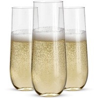 Flûtes à champagne classiques en Tritan acrylique sans BPA de 9 oz