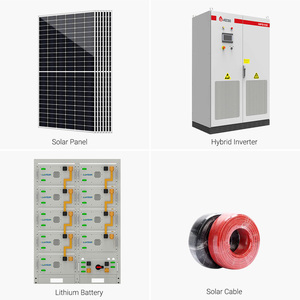 Hoàn chỉnh ON-OFF lưới năng lượng mặt trời hệ thống 30Kw 50kw 100kw 150kw 500kw ba giai đoạn 400vac lai năng lượng mặt trời ESS cho ngành công nghiệp thương mại - Product Image 4