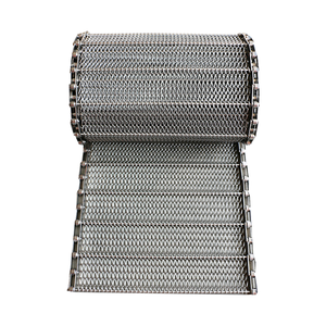 Etal-cinta transportadora de malla de alambre, accesorio de acero inoxidable, resistente al calor - Product Image 1