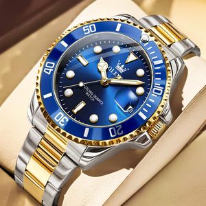 Reloj de Pulsera de Cuarzo Analógico de Negocios para Hombre, de Lujo, con Esfera Grande, de Acero Inoxidable, con Esfera Luminosa y Cierre de Hebilla Tang, de China - Product Image 2