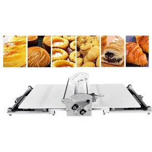 Laminoir à pâte manuel pliable professionnel pour boulangerie, machine à croissants portable de comptoir, machine à feuilles de pâte haute rigidité - Product Image 1