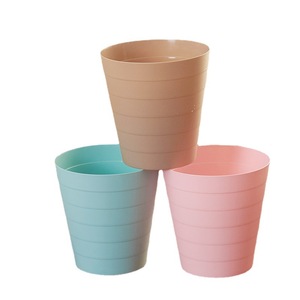 Poubelle en plastique Yitaihe, ronde, écologique, pour la maison et le bureau, avec un design sans couvercle, pour une utilisation en intérieur - Product Image 2