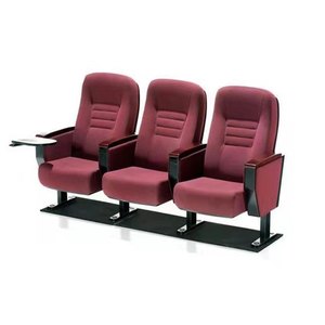 Sillas de Auditorio Henmei Row, Metálicas, Tapizadas, con Reposabrazos, para Espacios Comerciales - Product Image 1