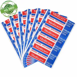 100 Stks/pak Patch Baby Bandage Tape Pleister Wondverband Fixatie Tape Emergency Bandage Medische Kit Voor Kinderen
