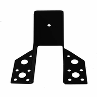 Connecteurs de meubles en acier modèle Hongtai HT, pièces de raccordement pour armoires, support triangulaire simple face, efficace, avec finition zinguée