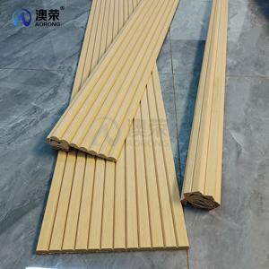 Fabbricazione interno <span class=keywords><strong>pannello</strong></span> a tamburo curvo in rovere naturale acustico insonorizzato in <span class=keywords><strong>legno</strong></span> a lamelle pannelli acustici da parete - Product Image 4