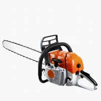 Tronçonneuse à essence 72cc 380 381 382 avec moteur à couple élevé pour la coupe d'arbres et le sciage du bois