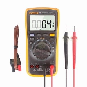 Multímetro Digital Fluke 17B+ 600V 10A, Medición de Voltaje CA/CC, Corriente, Temperatura y Frecuencia - Product Image 1