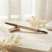 Crayon à sourcils ultra-fin vegan haute pigmentation, résistant à l'eau, longue tenue, faible MOQ, marque privée, vente en gros