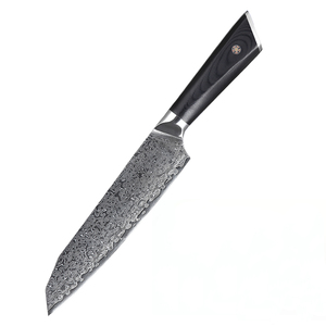<span class=keywords><strong>Couteau</strong></span> Santoku japonais de qualité supérieure, cœur en acier VG10 à 67 couches - Product Image 3
