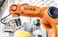 Bras de robot industriel KUKA KR 50 R2500, charge utile de 50 kg, avec pince personnalisée pour l'assemblage de bras de robot CNC, vissage