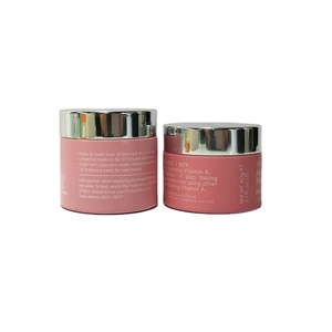 Luxury 30ml Frosted Pink Matte Glass Jar Serum and Cream Container for Skincare and Cosmetic Packaging Face Cream Jar - Product Image 1