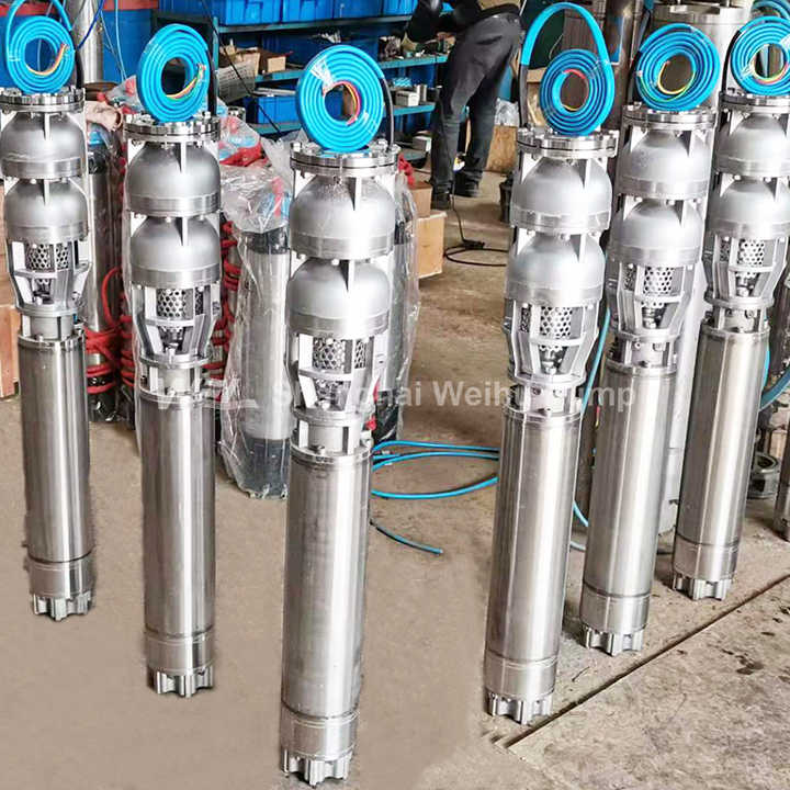 24" High Flow Low Head Borehole Stainless Steel Submersible Pump Deep ...