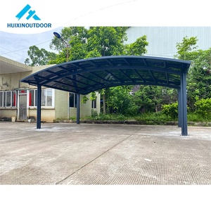 Abri de <span class=keywords><strong>voiture</strong></span> double moderne <span class=keywords><strong>en</strong></span> aluminium et polycarbonate avec finition naturelle, structure métallique durable pour abri de stationnement - Product Image 6