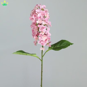 Flores de Hortensia Artificiales, Tacto Real, Tallos de Hortensia Paniculata, <span class=keywords><strong>Hortensias</strong></span> de Cono Verde para Jarrones Altos, Arreglos Florales para el Hogar - Product Image 4
