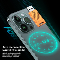 Adaptateur CarPlay filaire vers sans fil pour iPhone, dongle CarPlay Plug & Play pour voitures équipées d'un CarPlay filaire d'origine