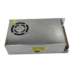 Fuente de alimentación conmutada Jingruian de 24V 10A con ventilador para tiras de luces LED y monitoreo de seguridad - Product Image 1