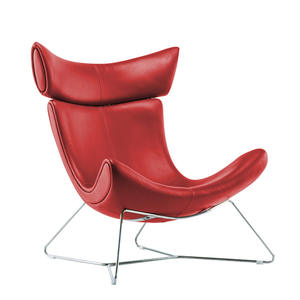 Silla de salón de estilo nórdico, silla de cuero para ocio, silla de salón - Product Image 2