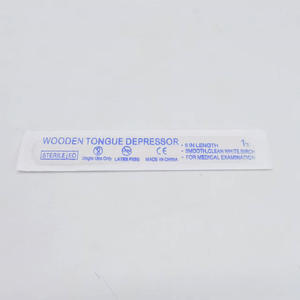 DearGo Wooden Tongue Depressor 6 Inch Sterile <b>Single</b> Use For Medical Examination Made In China - Product Image 3