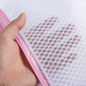 Tổ ong lưới giặt túi polyester tái sử dụng túi với logo tiêu chuẩn cao đẹp Túi giặt cho quần áo bẩn - Product Image 2