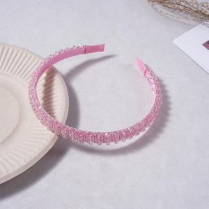 ที่คาดผมคริสตัลสไตล์บาโรกยุโรปแบบใหม่ - ขนาดเล็ก - ขอบแต่งฟองน้ำ - รุ่นเกาหลี - เครื่องประดับผมประดับเพชรและลูกปัด - Product Image 4