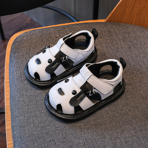 Chaussures à semelle souple non antidérapantes pour bébé, sandales en plastique, chaussures pour bébé de 0 à 3 ans, sandales pour bébé, chaussures d'été pour garçon, pré-marcheurs - Product Image 6