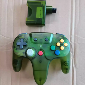 Couleur <span class=keywords><strong>transparente</strong></span> pour manette sans fil 2.4G pour contrôleur de manette de jeu filaire N64 pour Nintend <span class=keywords><strong>64</strong></span> - Product Image 1