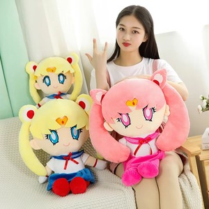 Bán buôn Kawaii Thủy Thủ Mặt Trăng 25cm đồ chơi sang trọng tsukino Usagi TUXEDO mặt nạ phim hoạt hình hành động nhồi bông búp bê cho cô gái đầy với PP bông - Product Image 2