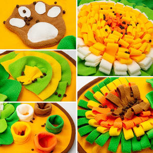 Hot-Selling Pet Snuffle <b>Mat</b> Toy Cat Dog Sniffing <b>Mat</b> Pet Training Washable Hidden Food Puzzle Toys Slow Food Interactive Dog Toy - Product Image 6