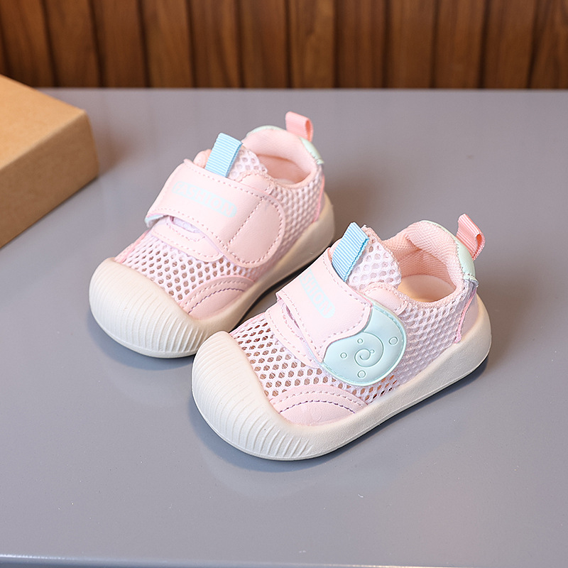 Breathable Mesh Toddler Shoes, Summer Soft Sole Functional Shoes, Single Mesh Baby Walking Shoes for Boys and Girls