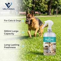 Spray super désodorisant pour chiens et chats 500 ml, éliminateur d'odeurs pour animaux de compagnie sans parfum, élimination instantanée des odeurs désagréables