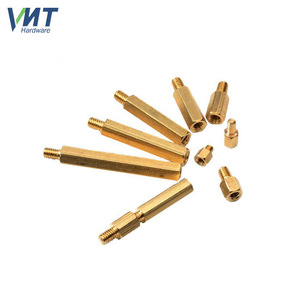Inserts filetés en cuivre usinés sur tour CNC, pièces de précision pour applications de moules en plastique - Product Image 4