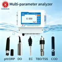 Sistem Pemantauan Kualitas Air Multiparameter Smart WIFI IoT 7 in 1 RS485 HART pH ORP EC TDS DO COD Turbidity Meter OEM