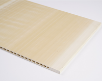 Chine Panneau de bois Cieloraso Faux plafond en PVC Design Plastique PVC Plafond et panneau mural Techo