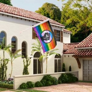 New Arrival Double Side Feminism Rainbow <b>Flags</b> for Yard Lawn Indoor Outdoor Decoration - Product Image 6
